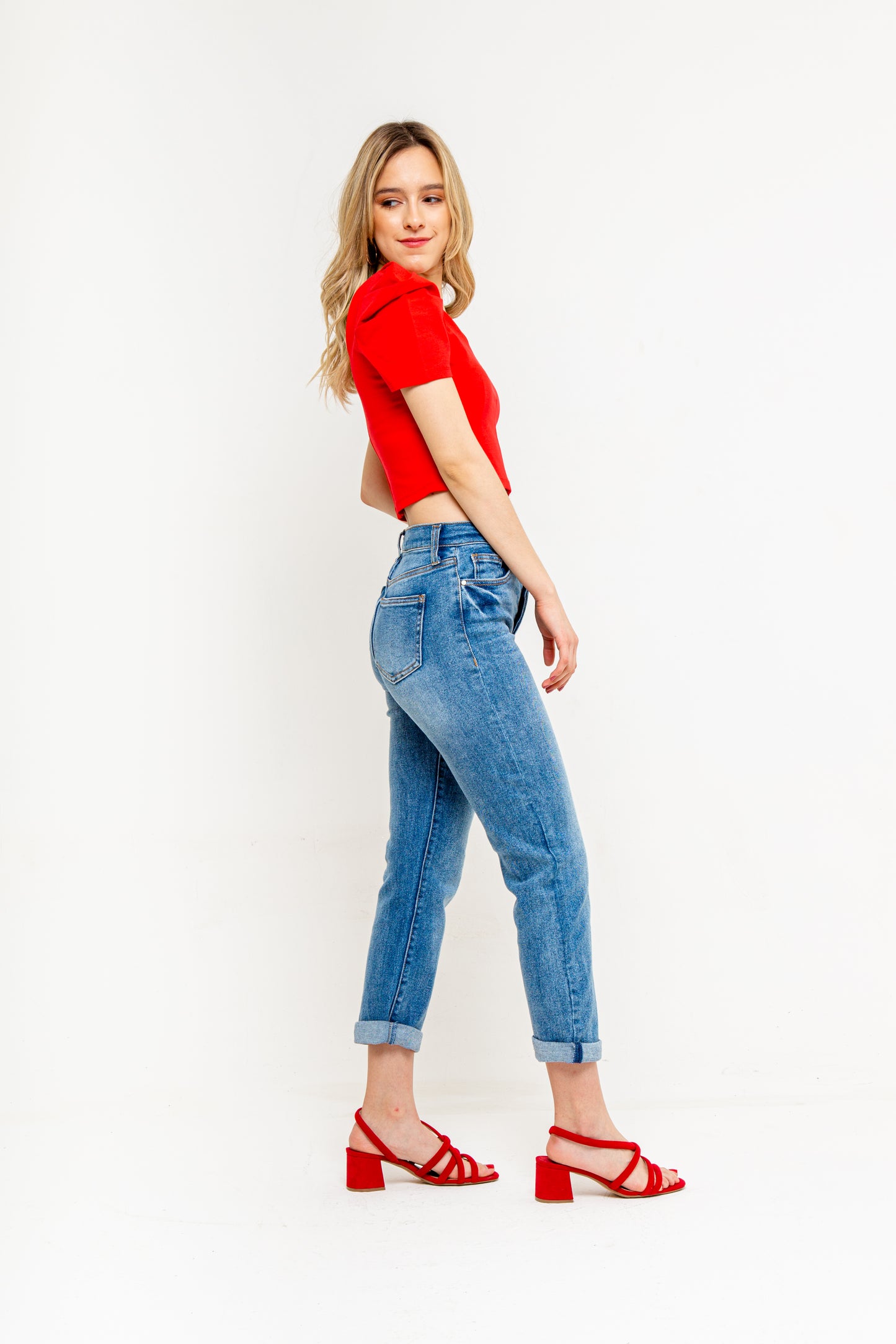 Crop Top Lucía Rojo