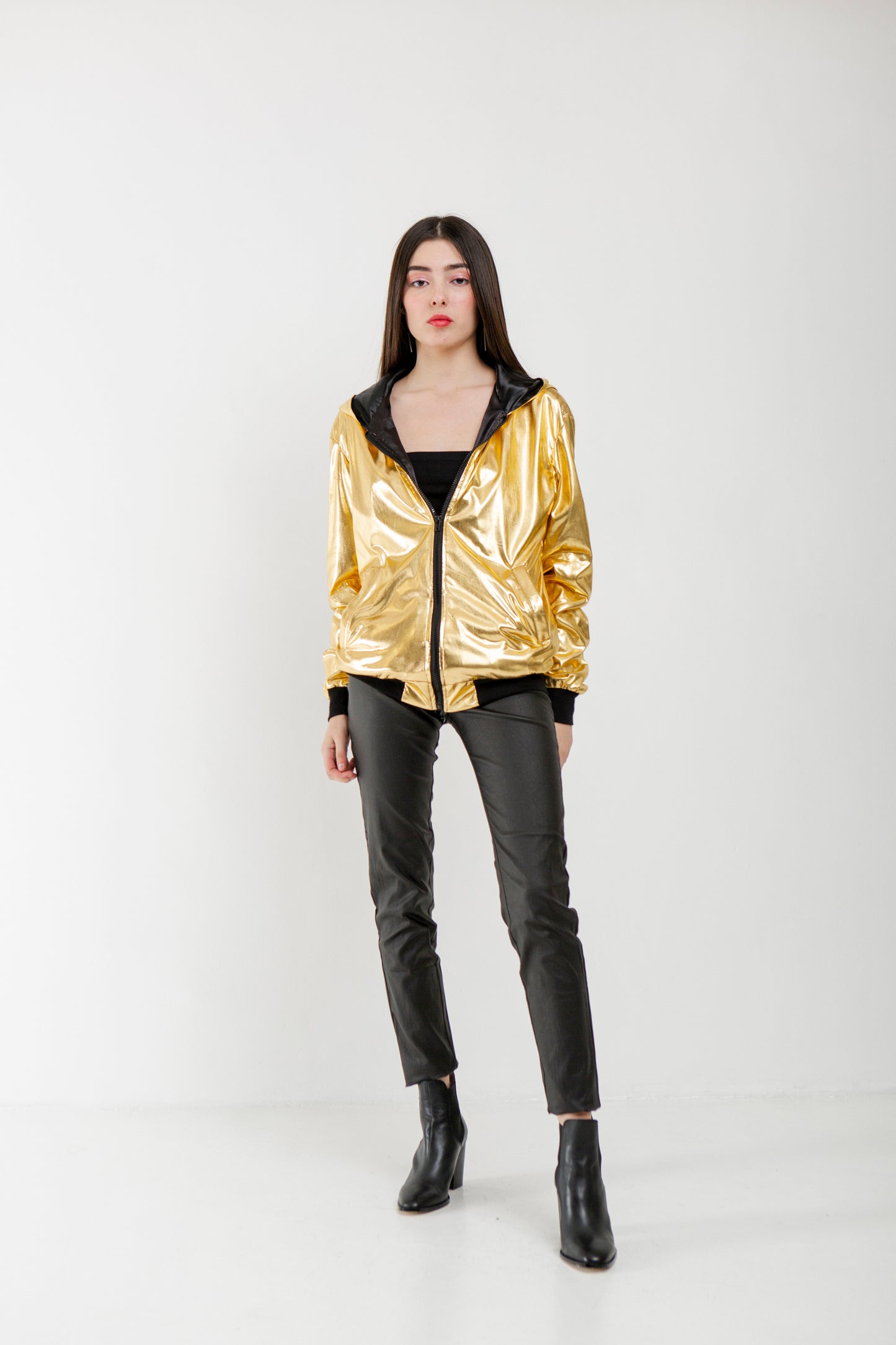 Gold Bomber Jacket